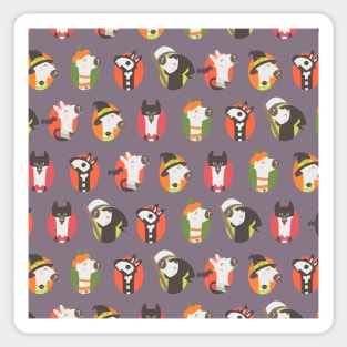 Halloween llama Sticker